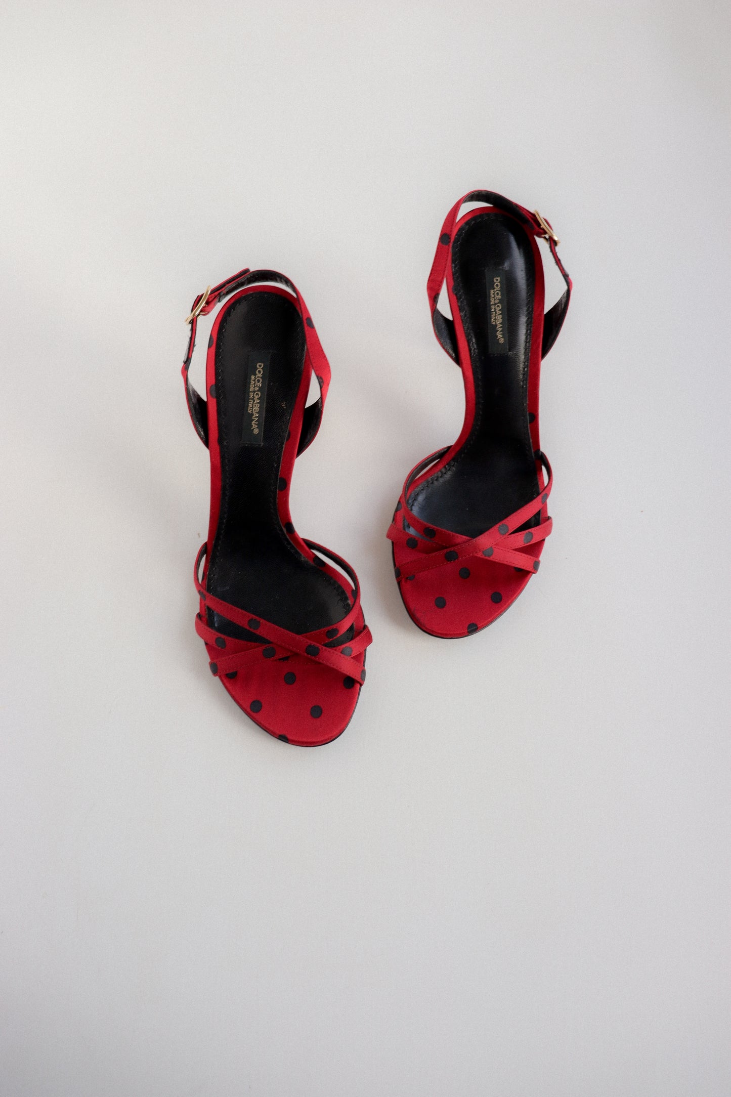 Vintage Dolce & Gabbana Polka Dots Heels 36.5