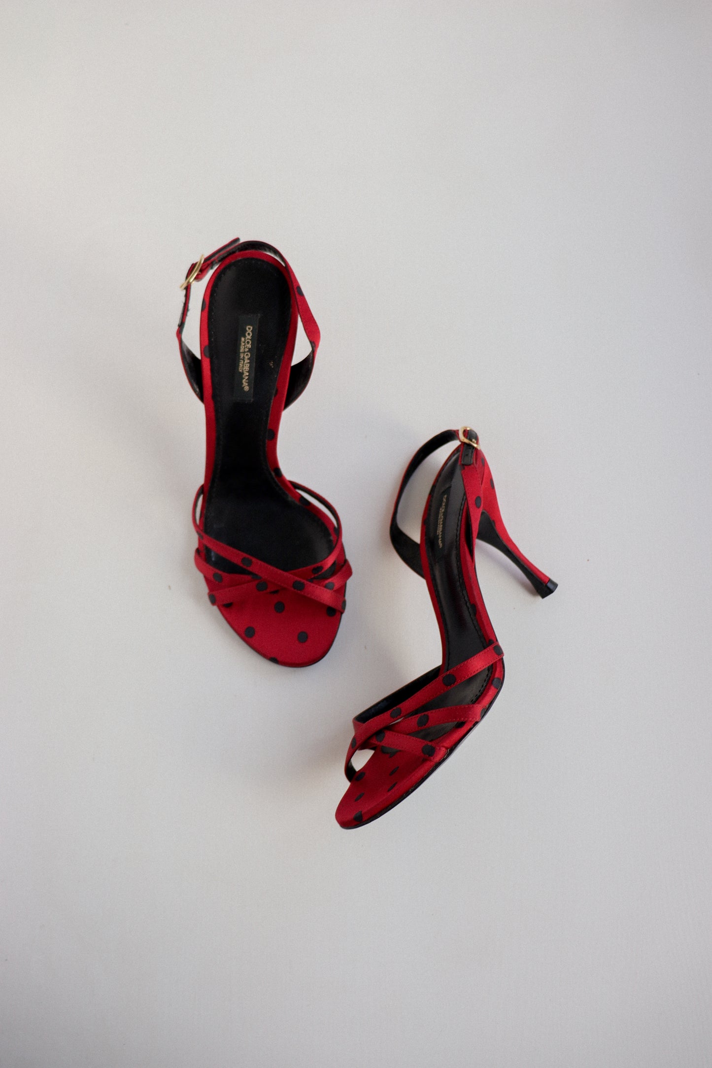 Vintage Dolce & Gabbana Polka Dots Heels 36.5
