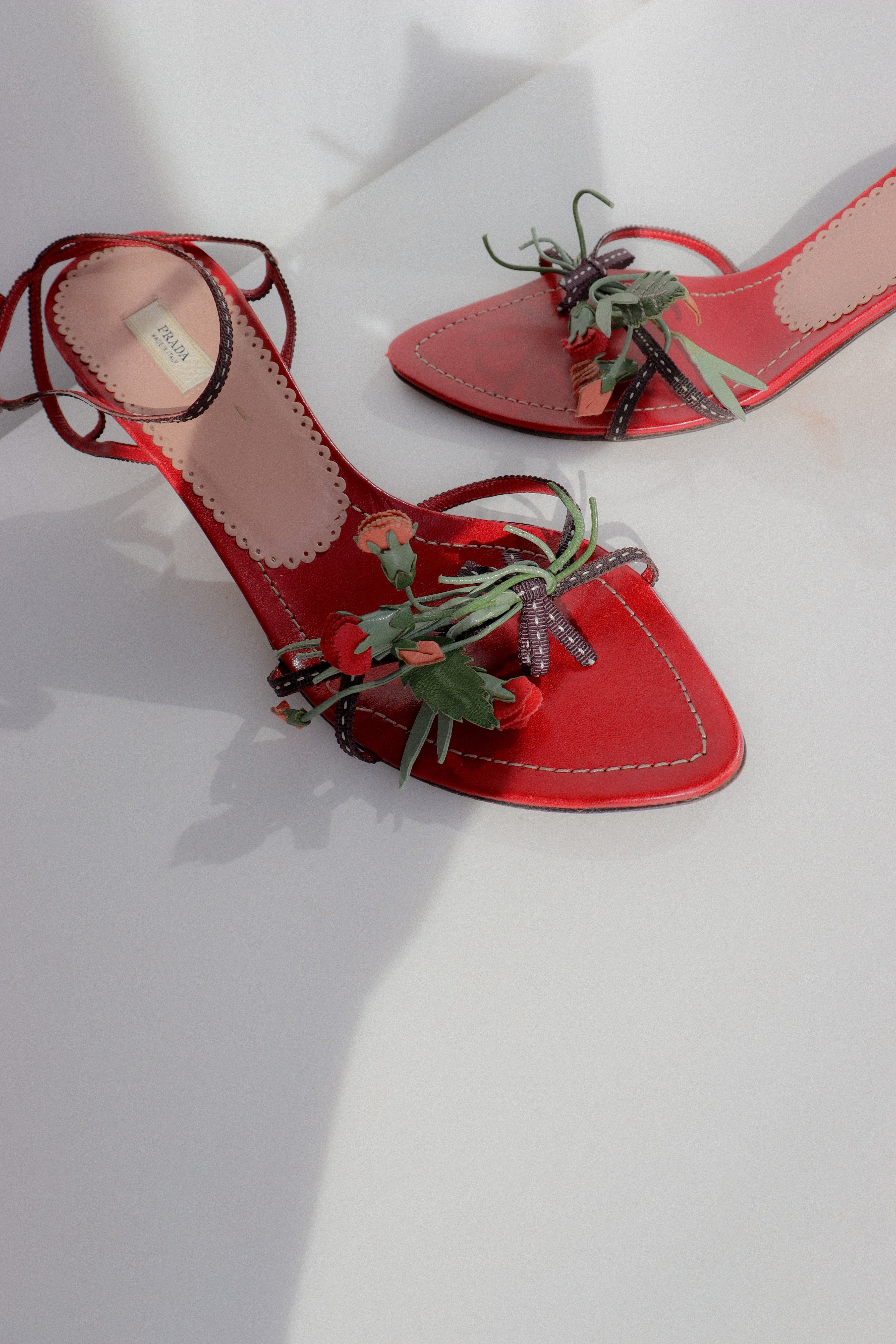 Prada flower clearance sandals