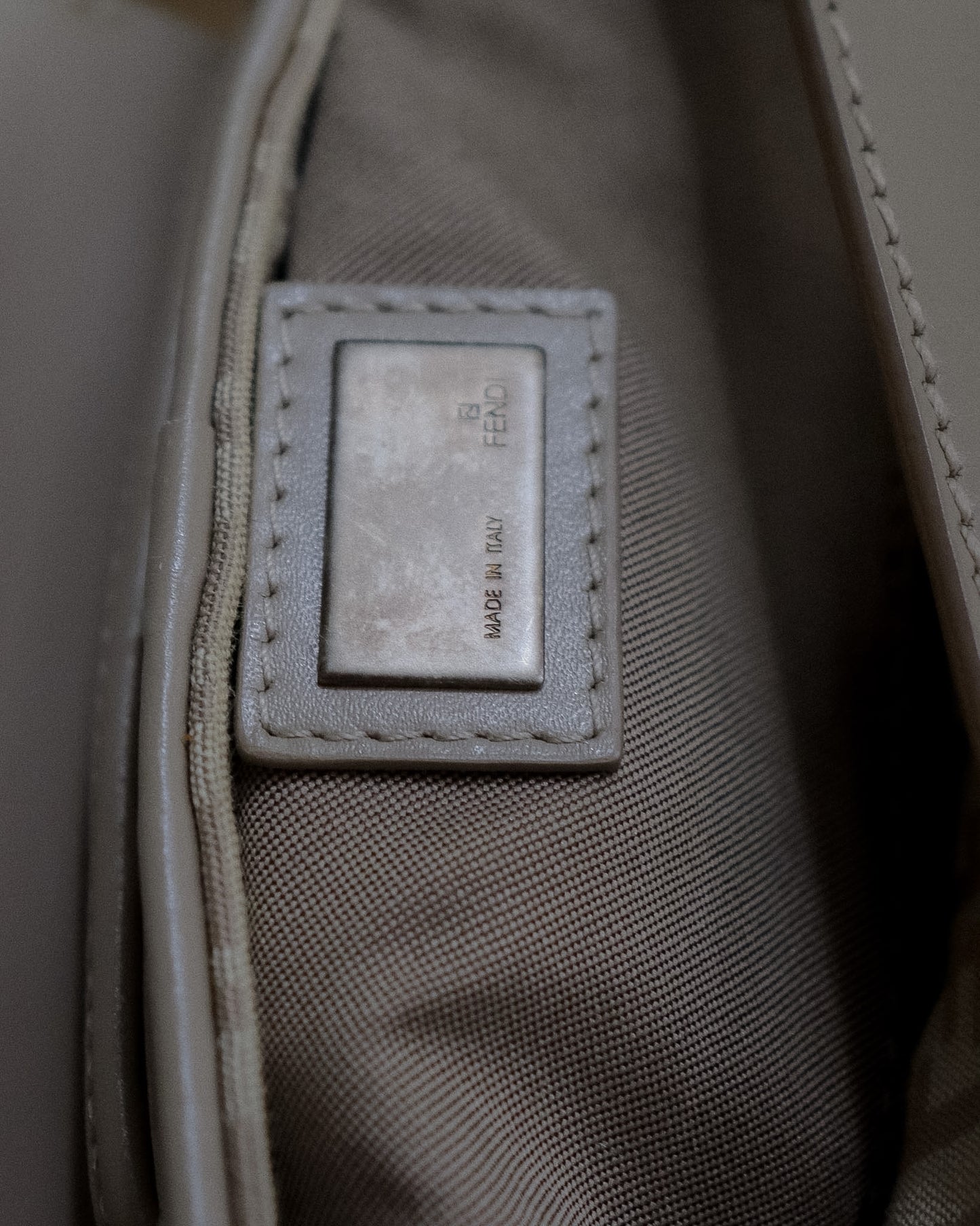 Vintage Fendi Zucchino Flap Bag