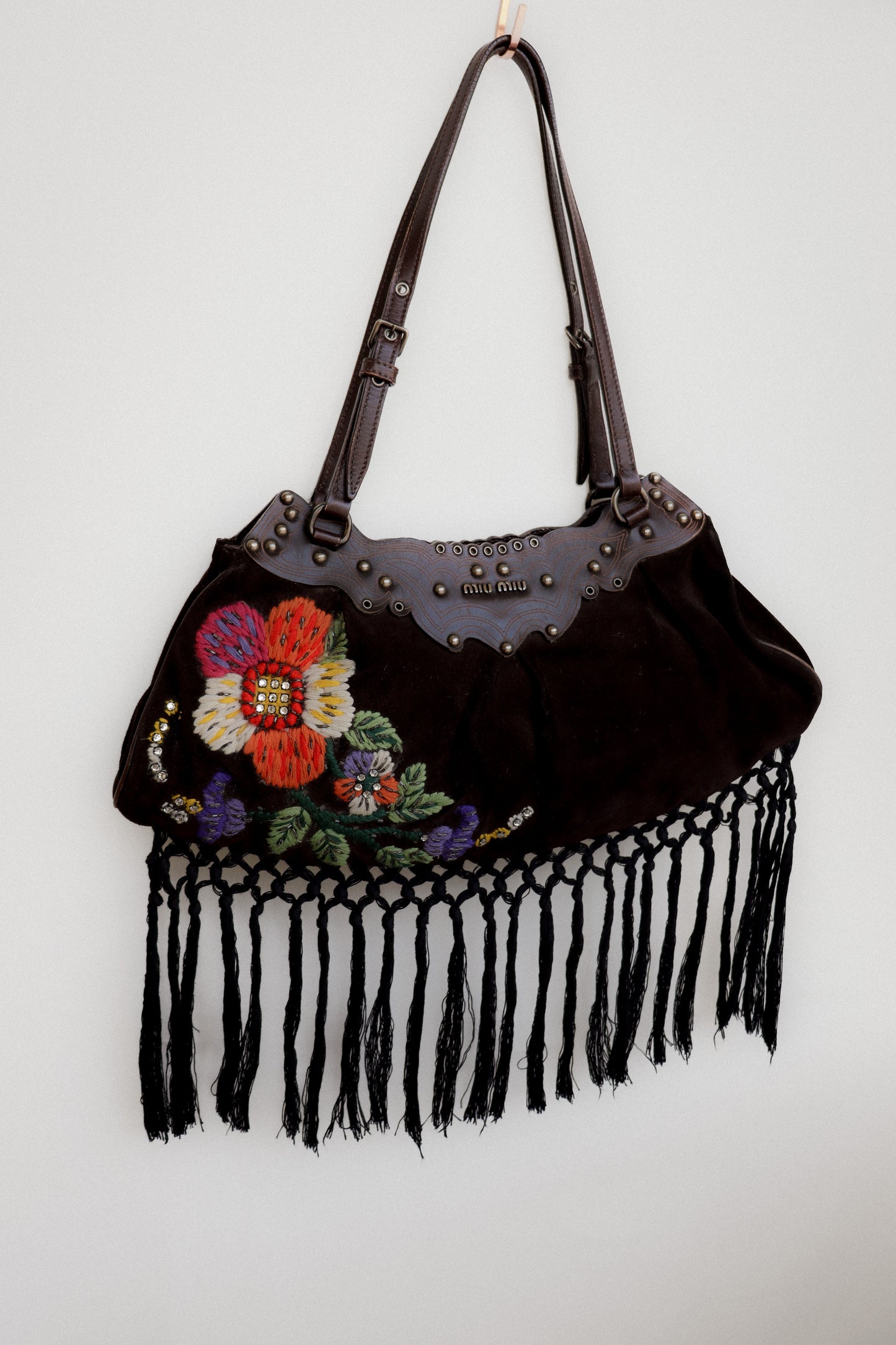 Vintage Miu Miu Tassel Bag