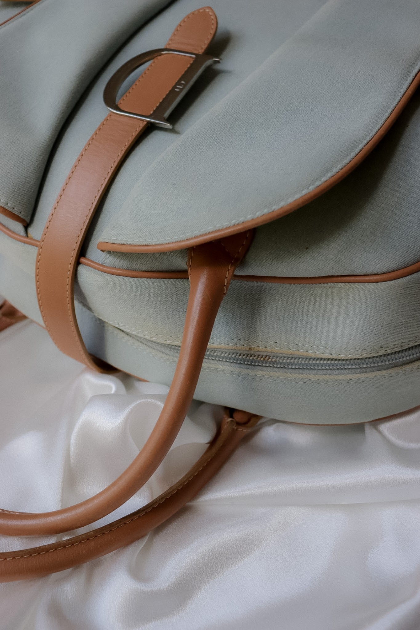 Vintage Dior Double Saddle Bag