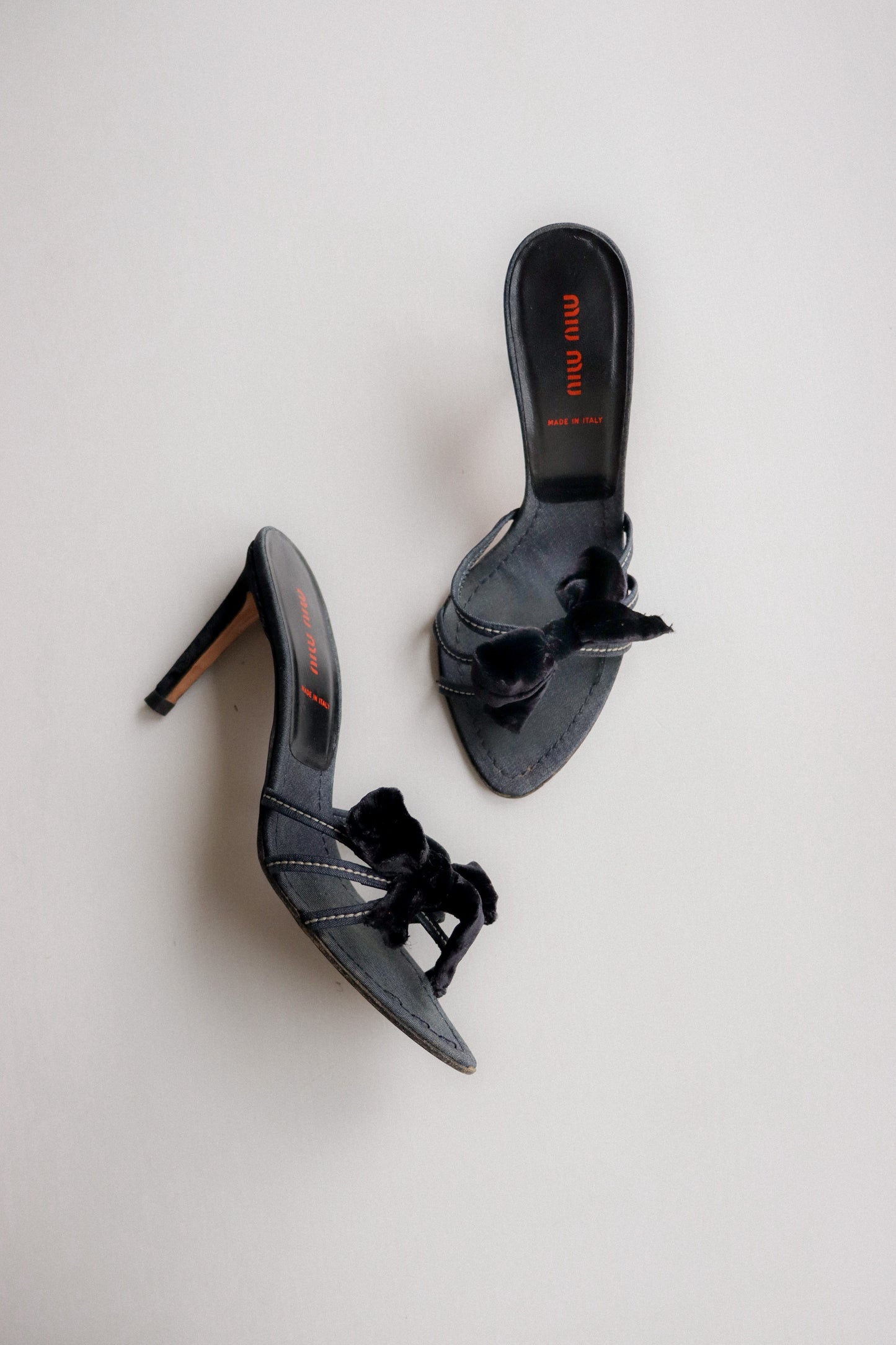 Vintage Miu Miu Bow Mules 37