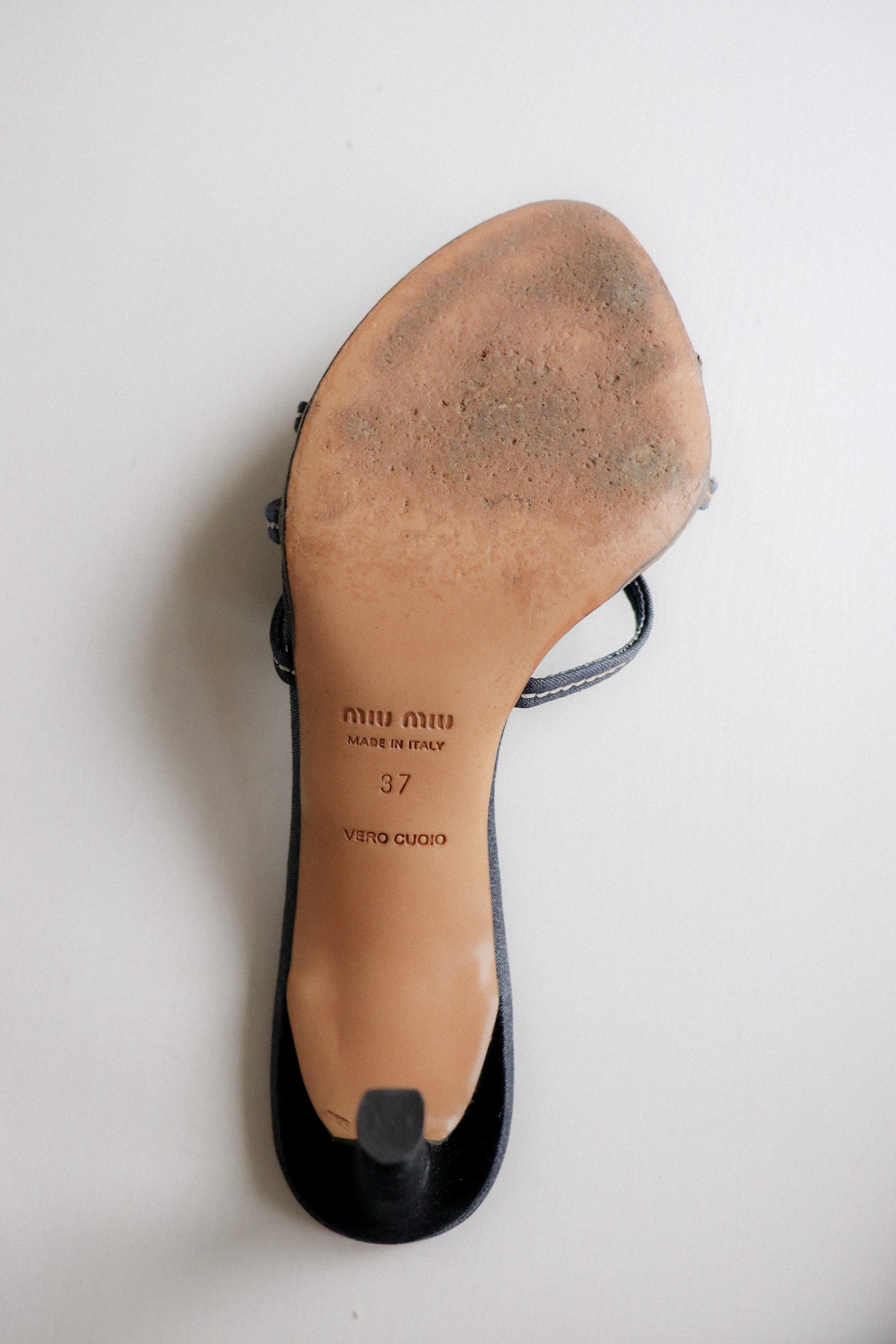 Vintage Miu Miu Bow Mules 37