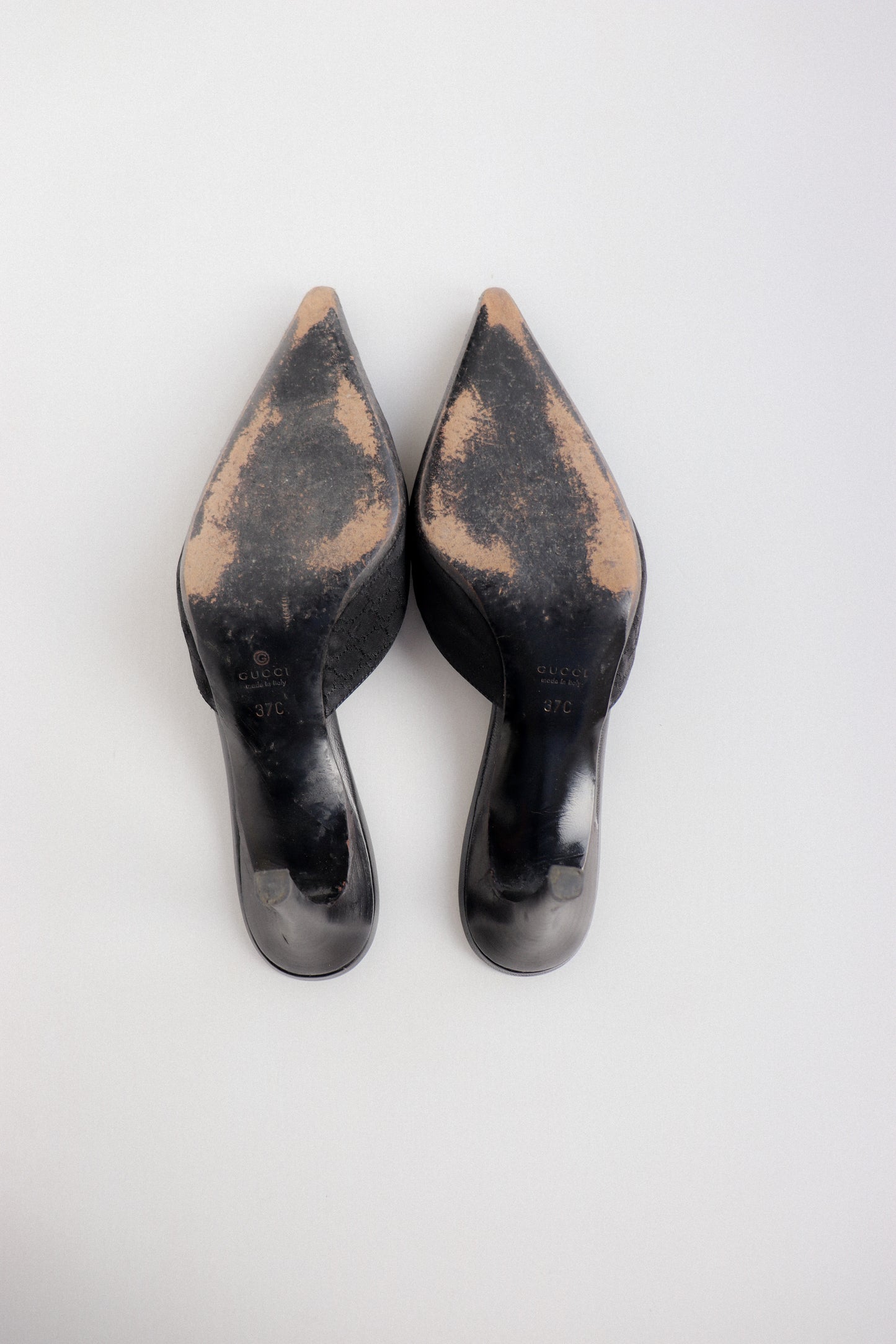 Vintage Gucci Silky Mules 37