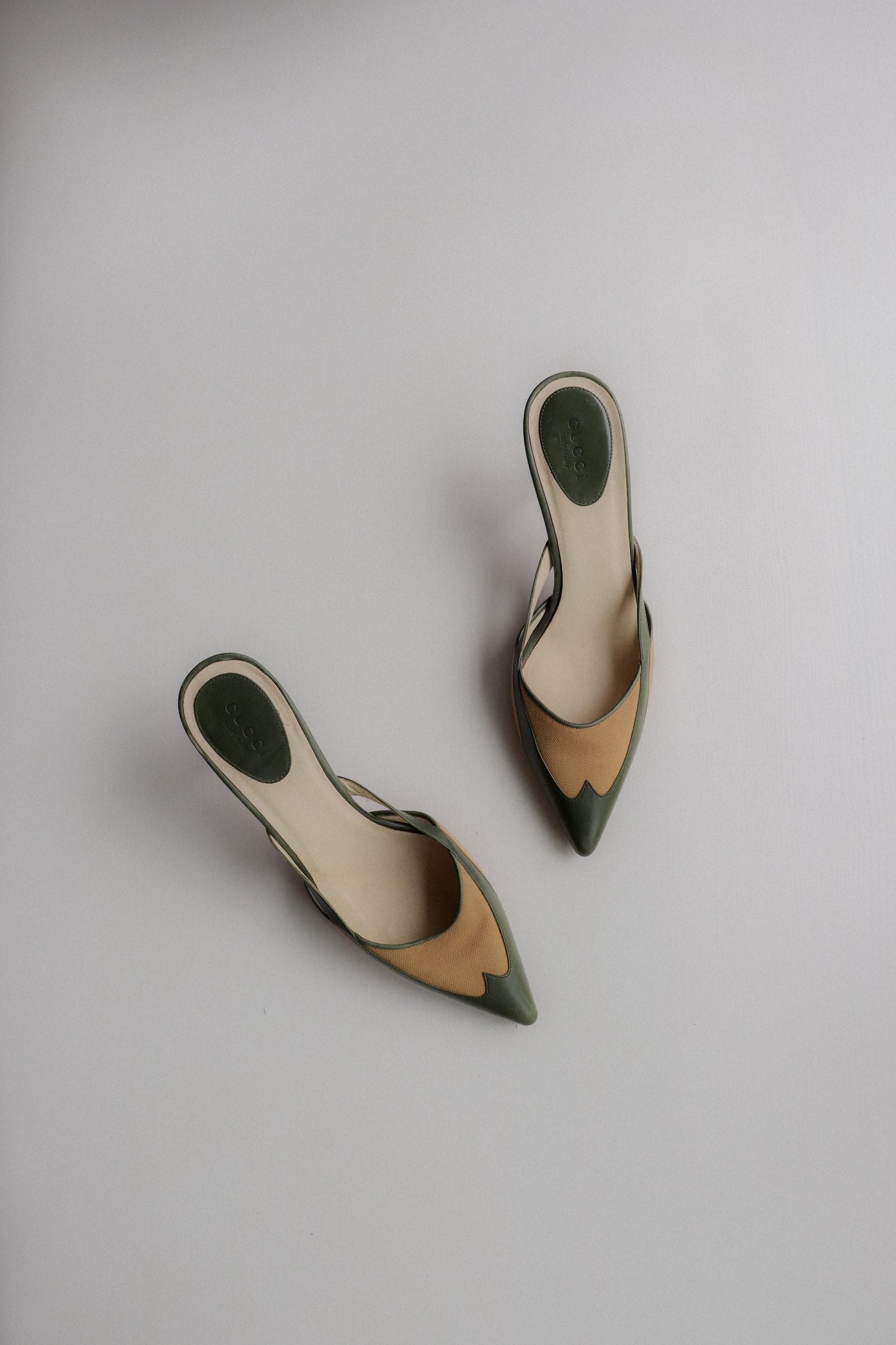Vintage Gucci Western Mules 35.5