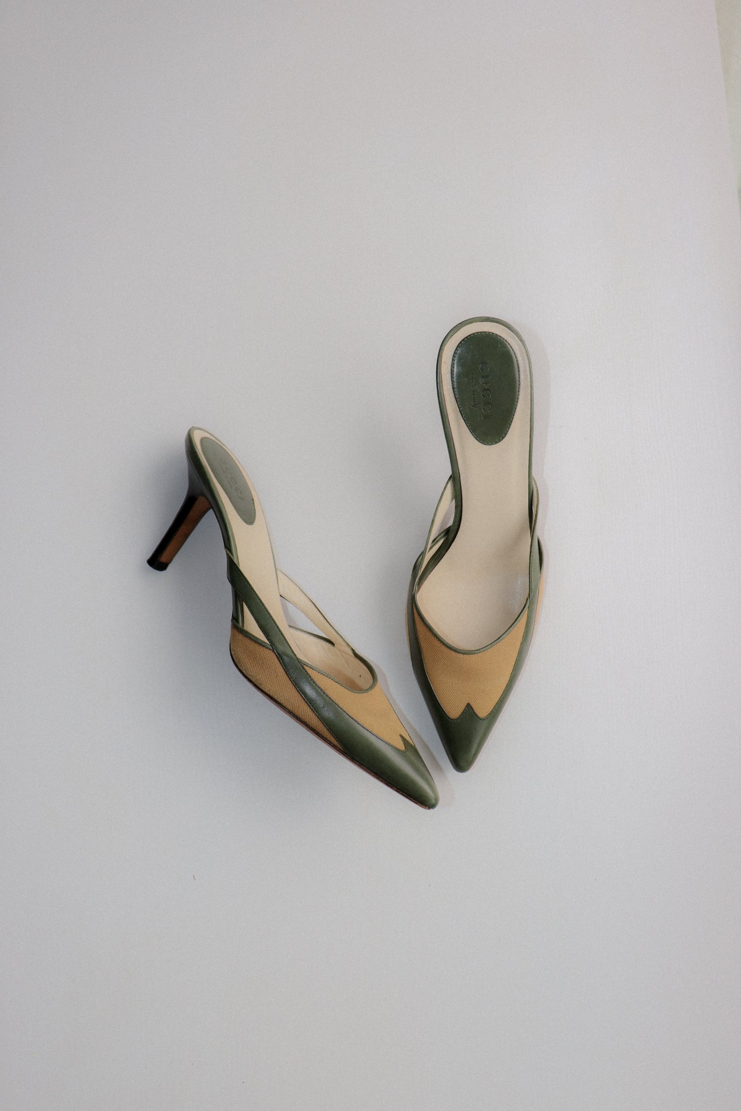 Vintage Gucci Western Mules 35.5