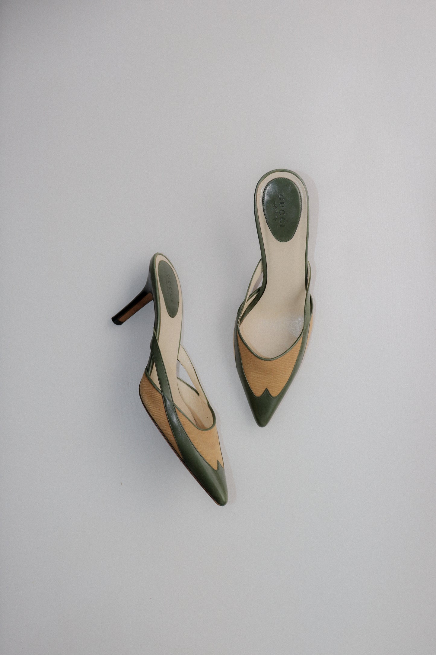 Vintage Gucci Western Mules 35.5