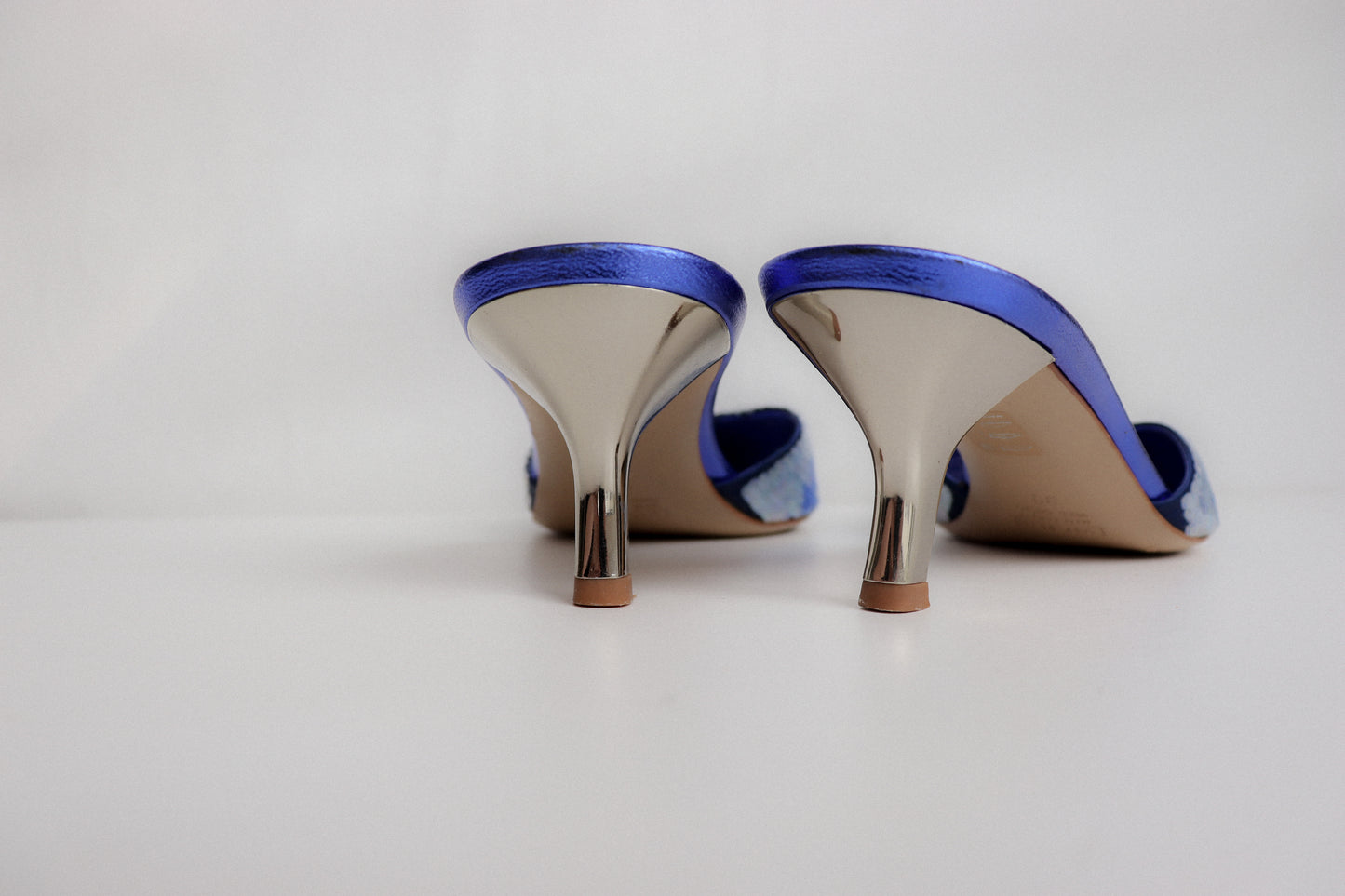 Vintage Vicini Mermaid Mules 39