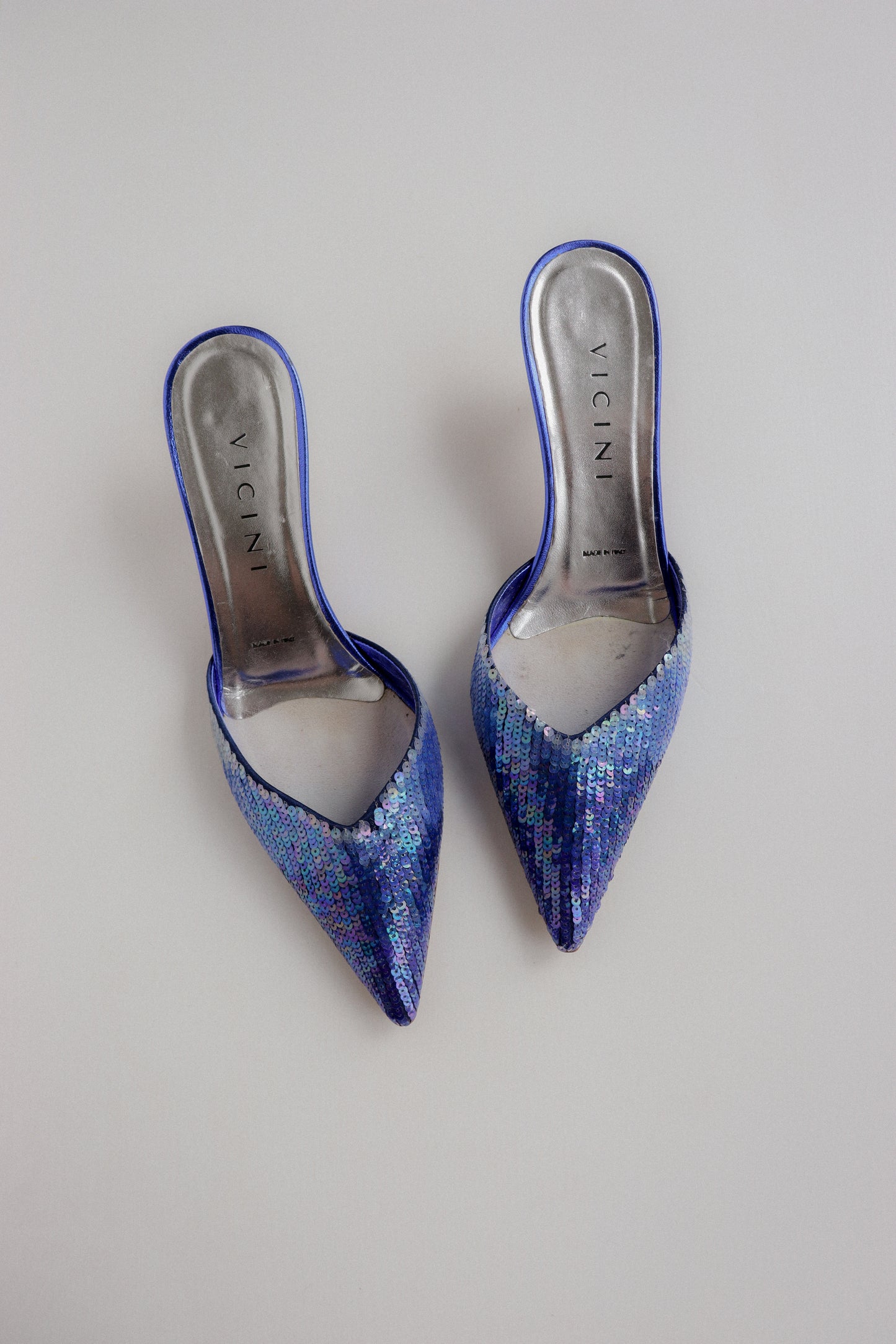 Vintage Vicini Mermaid Mules 39