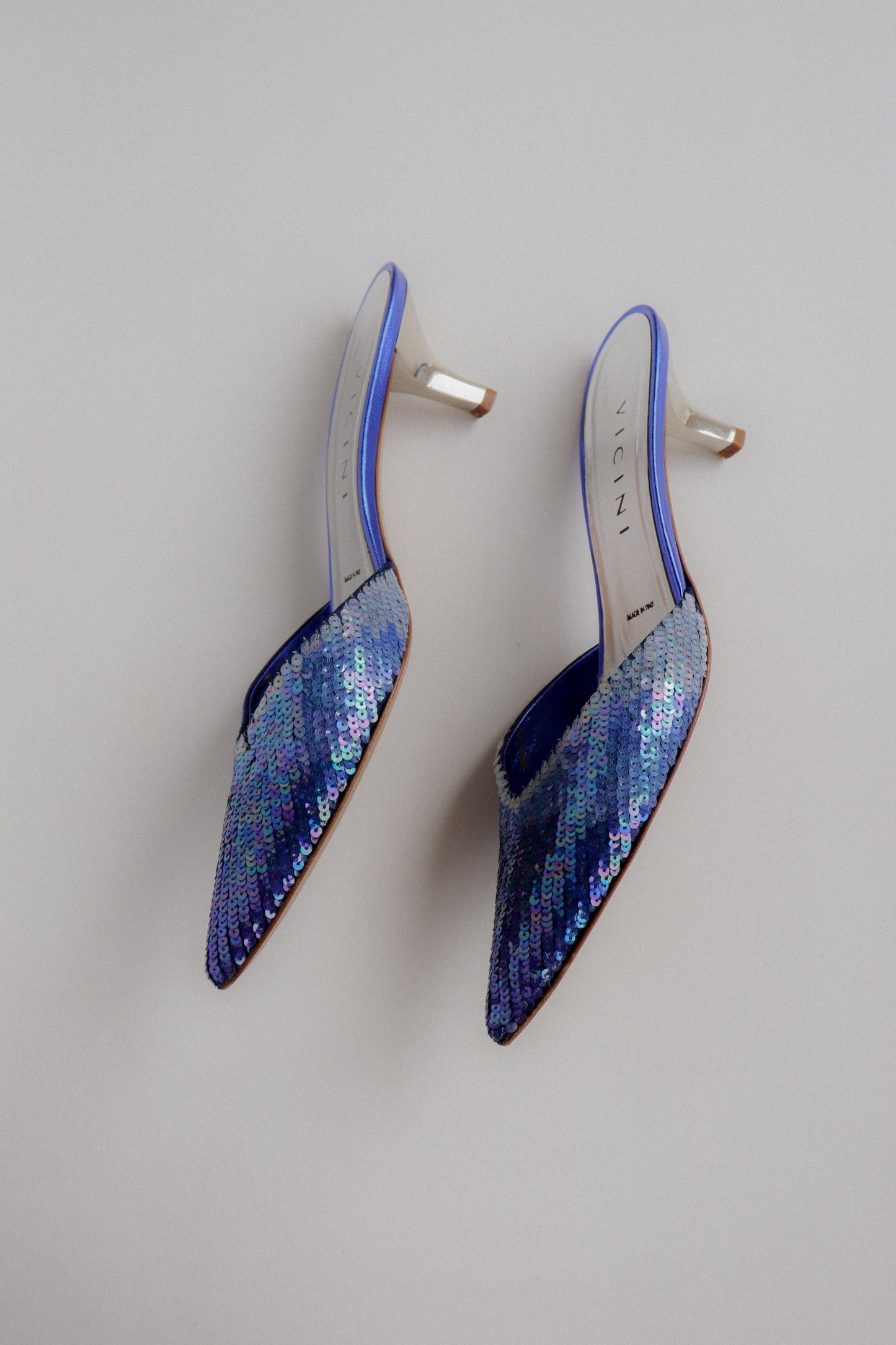 Vintage Vicini Mermaid Mules 39