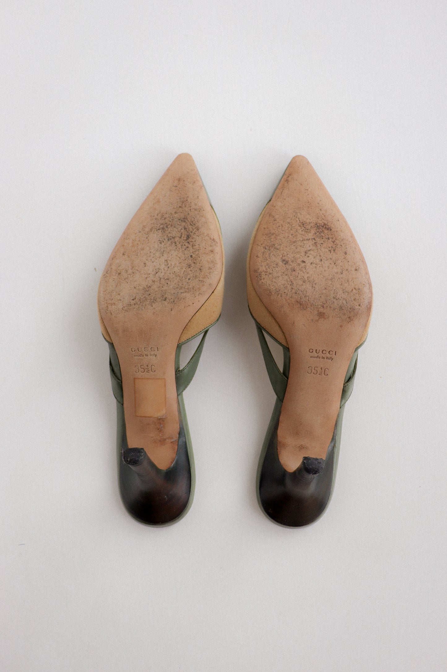 Vintage Gucci Western Mules 35.5