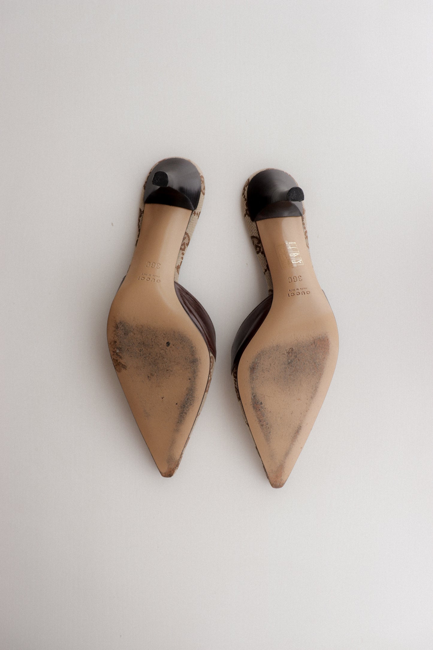 Vintage Gucci Bow Heels 36