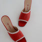 Vintage Loewe Anagram Mules 36