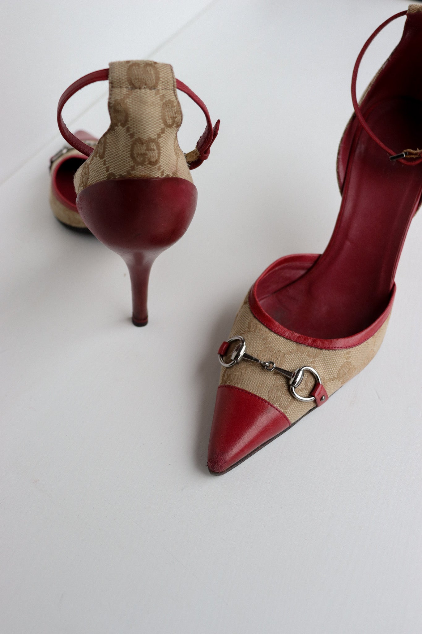 Vintage Gucci Horsebit Heels 38.5