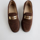 Vintage Gucci Suede Loafer 37.5