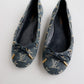 Vintage Louis Vuitton Denim Ballet Flats 38