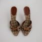 Vintage Gucci Bamboo Horsebit Mules 38