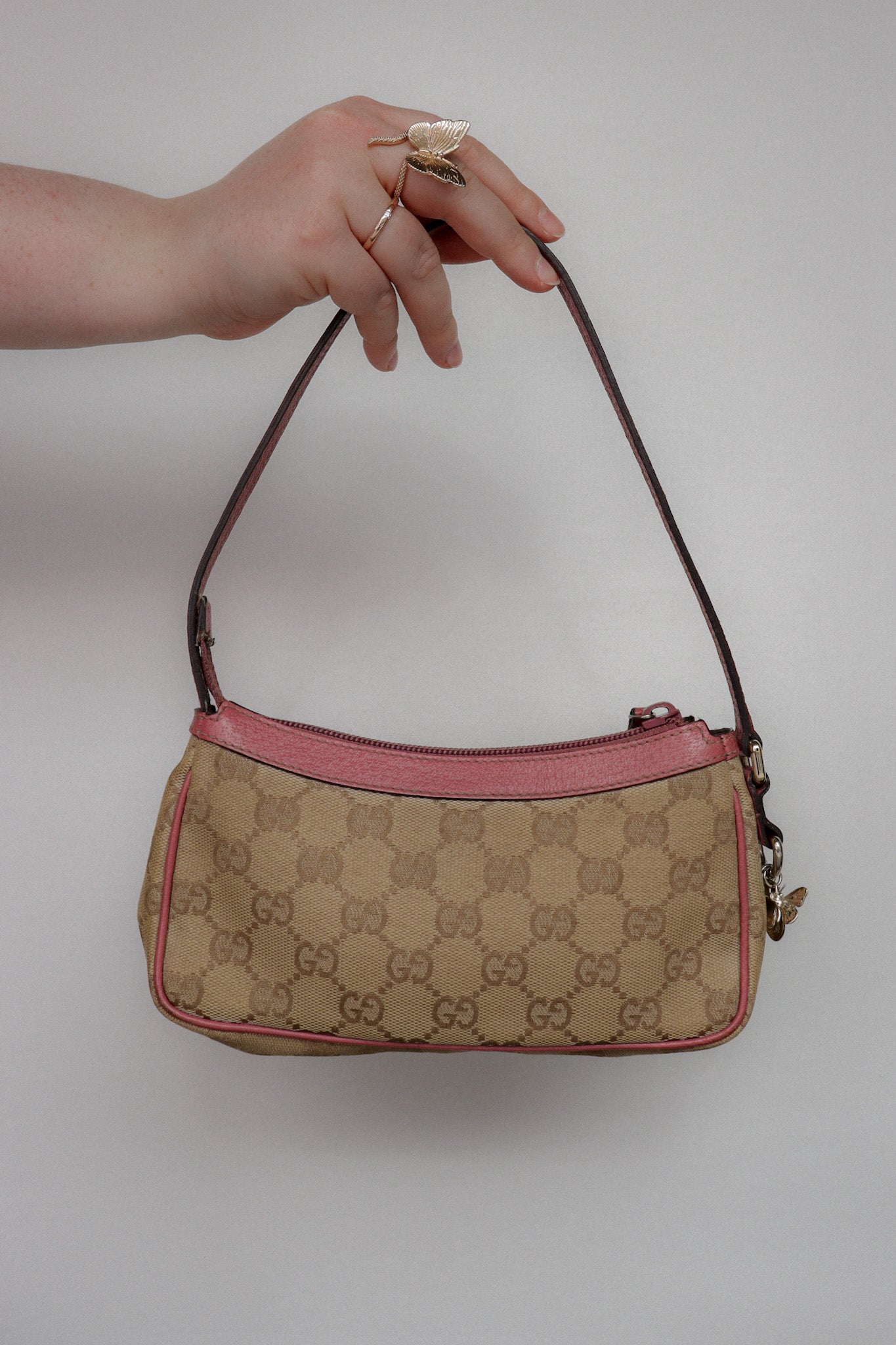 Vintage Gucci Pochette pink