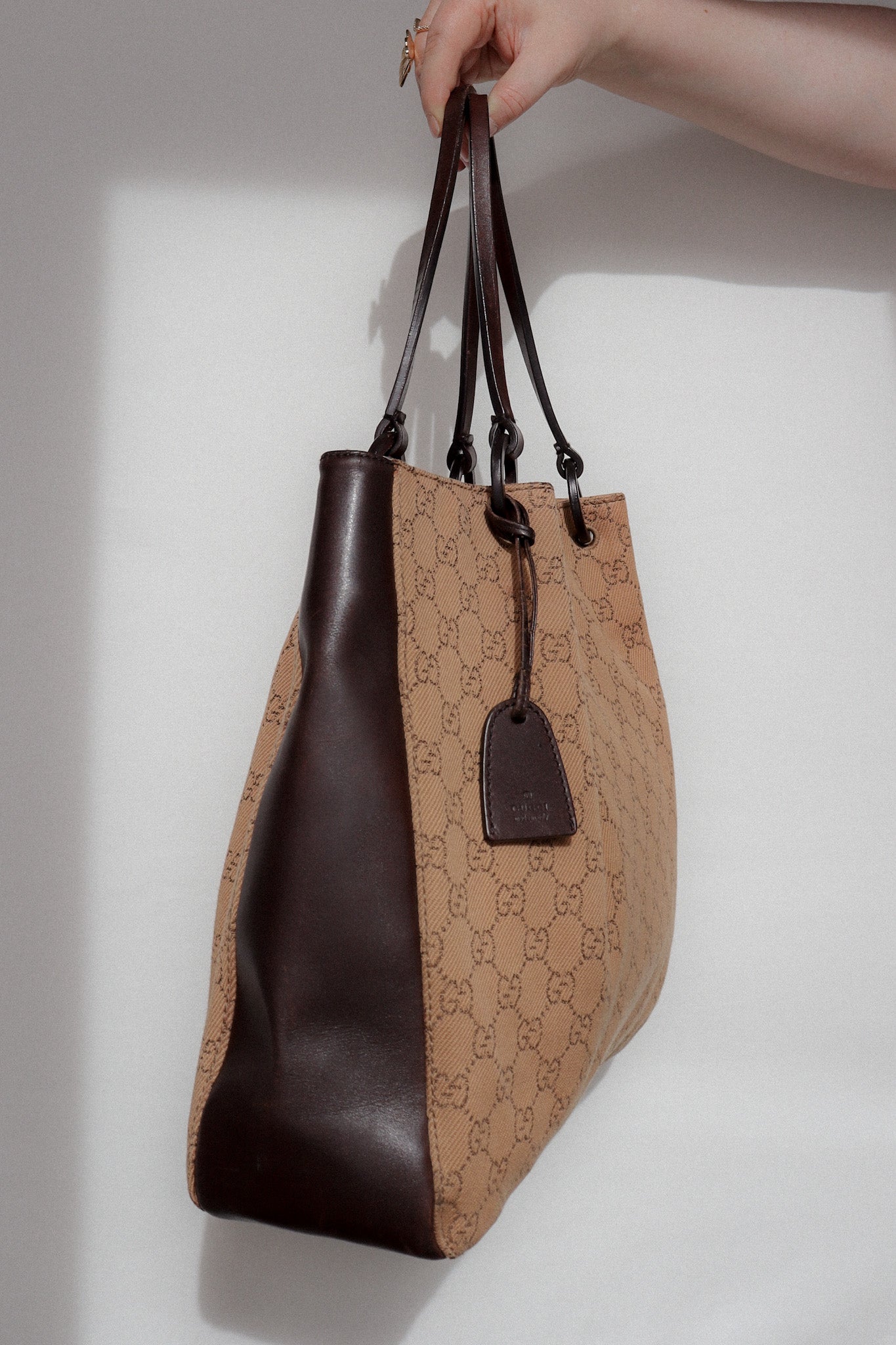 Vintage Gucci Monogram Shoulder Bag