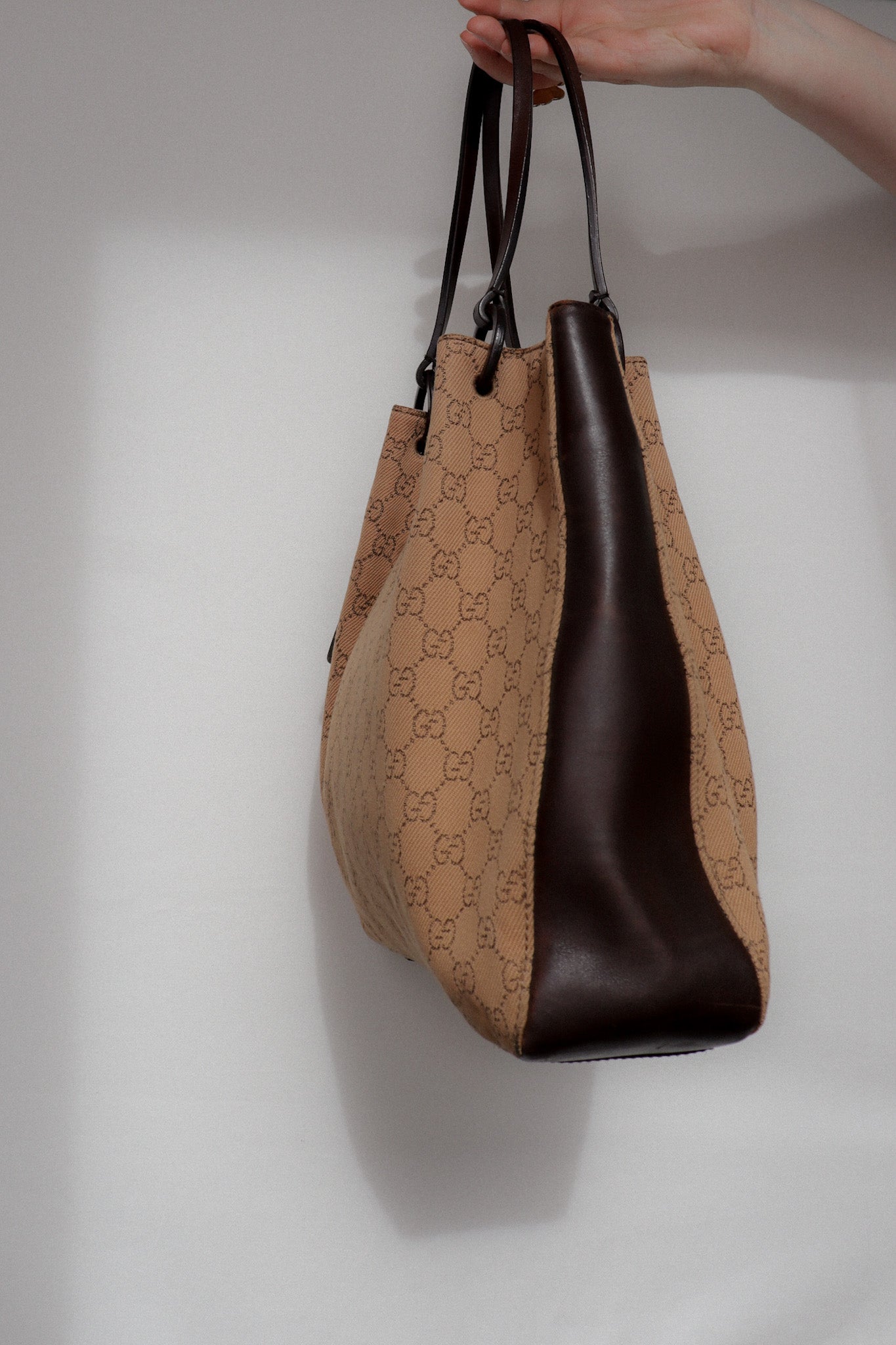 Vintage Gucci Monogram Shoulder Bag