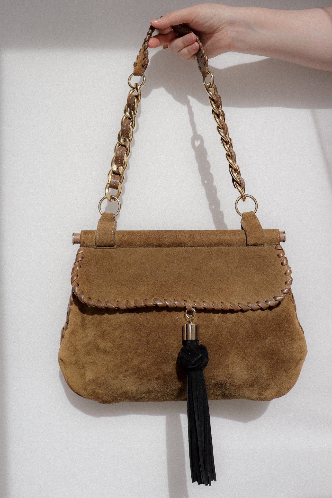 Vintage Jimmy Choo Suede Bag