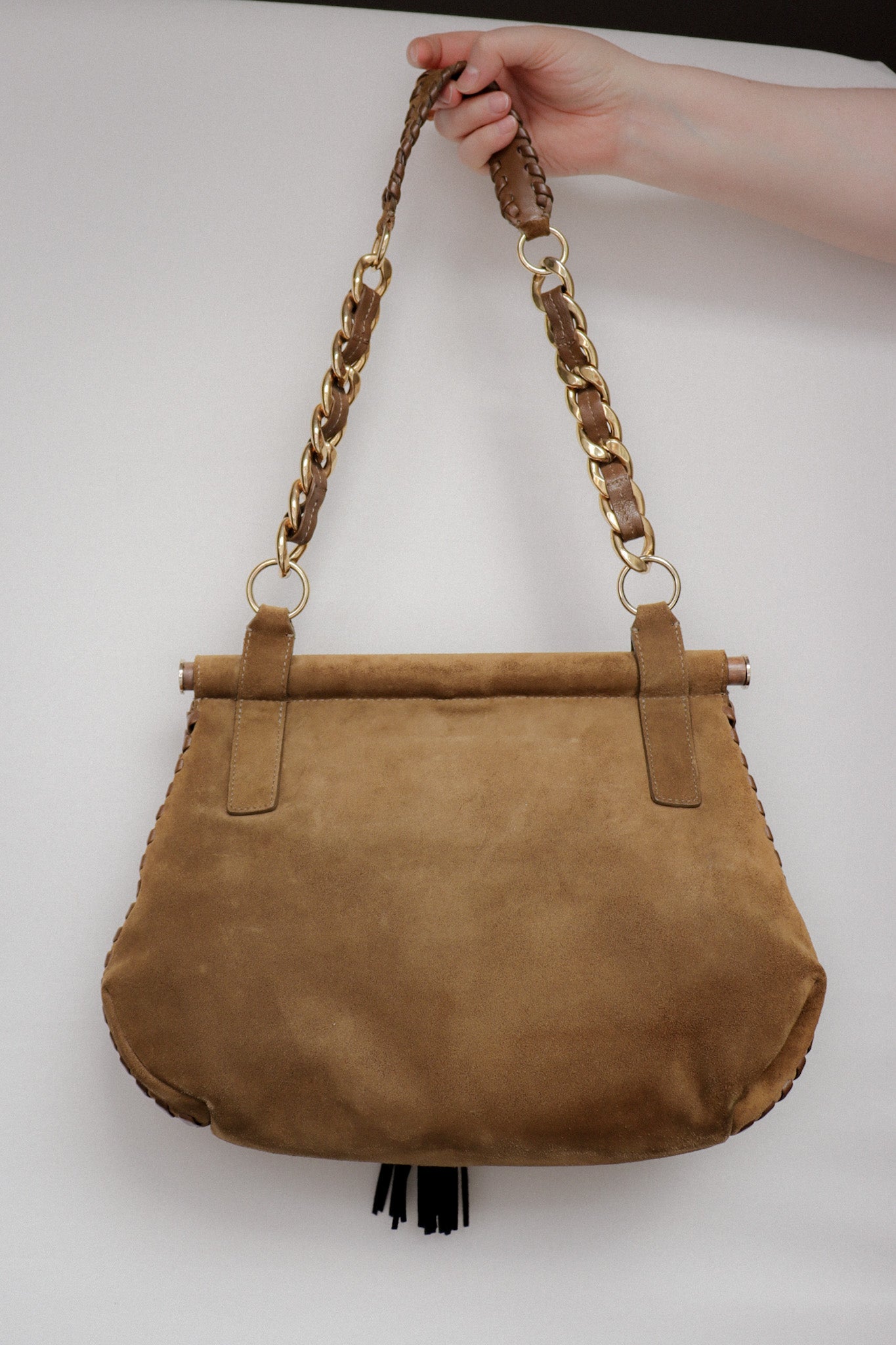 Vintage Jimmy Choo Suede Bag