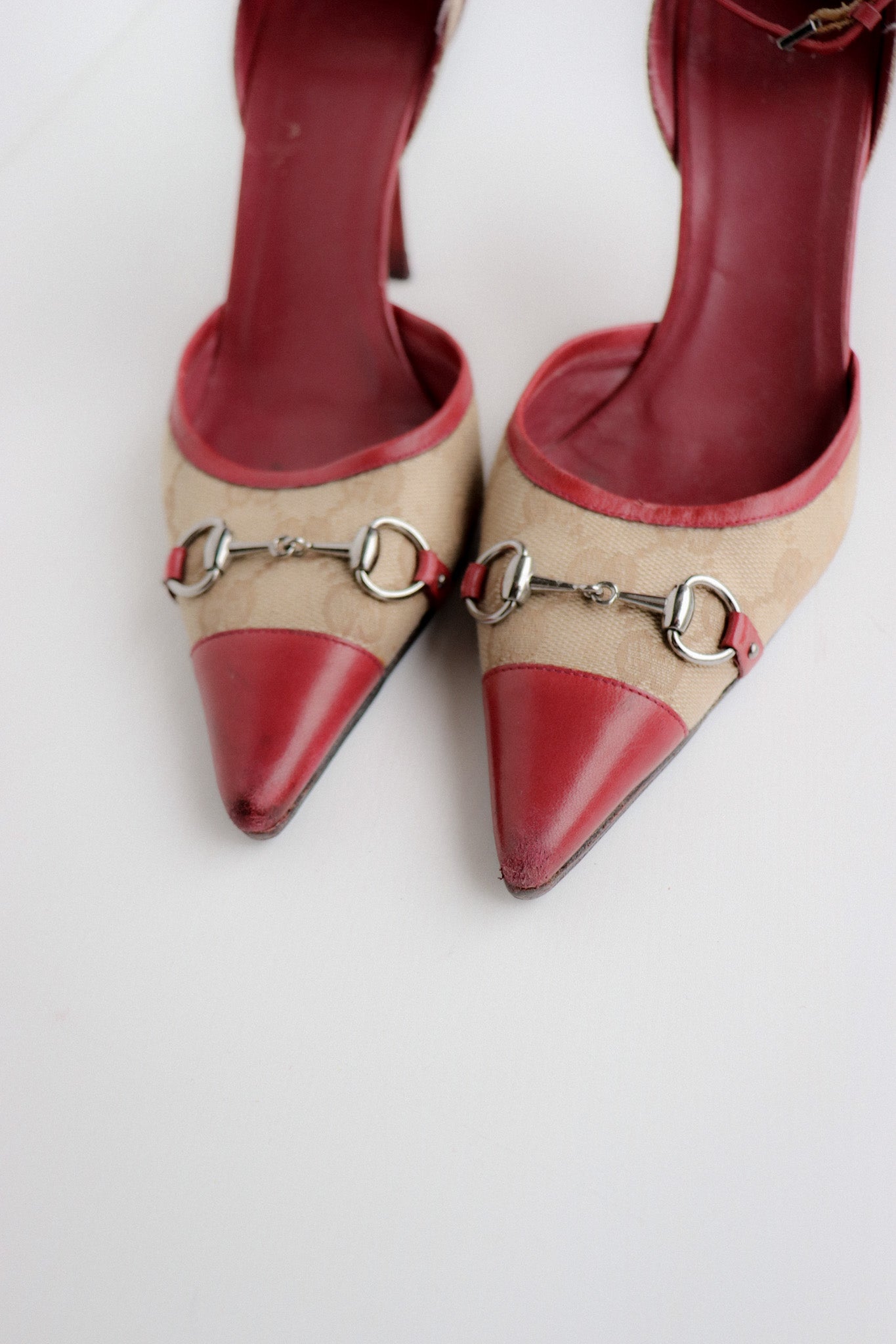 Vintage Gucci Horsebit Heels 38.5