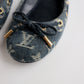 Vintage Louis Vuitton Denim Ballet Flats 38