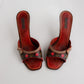 Vintage Louis Vuitton x Murakami Cherry Mules 39