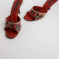 Vintage Louis Vuitton x Murakami Cherry Mules 39