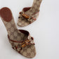 Vintage Gucci Bamboo Horsebit Mules 38