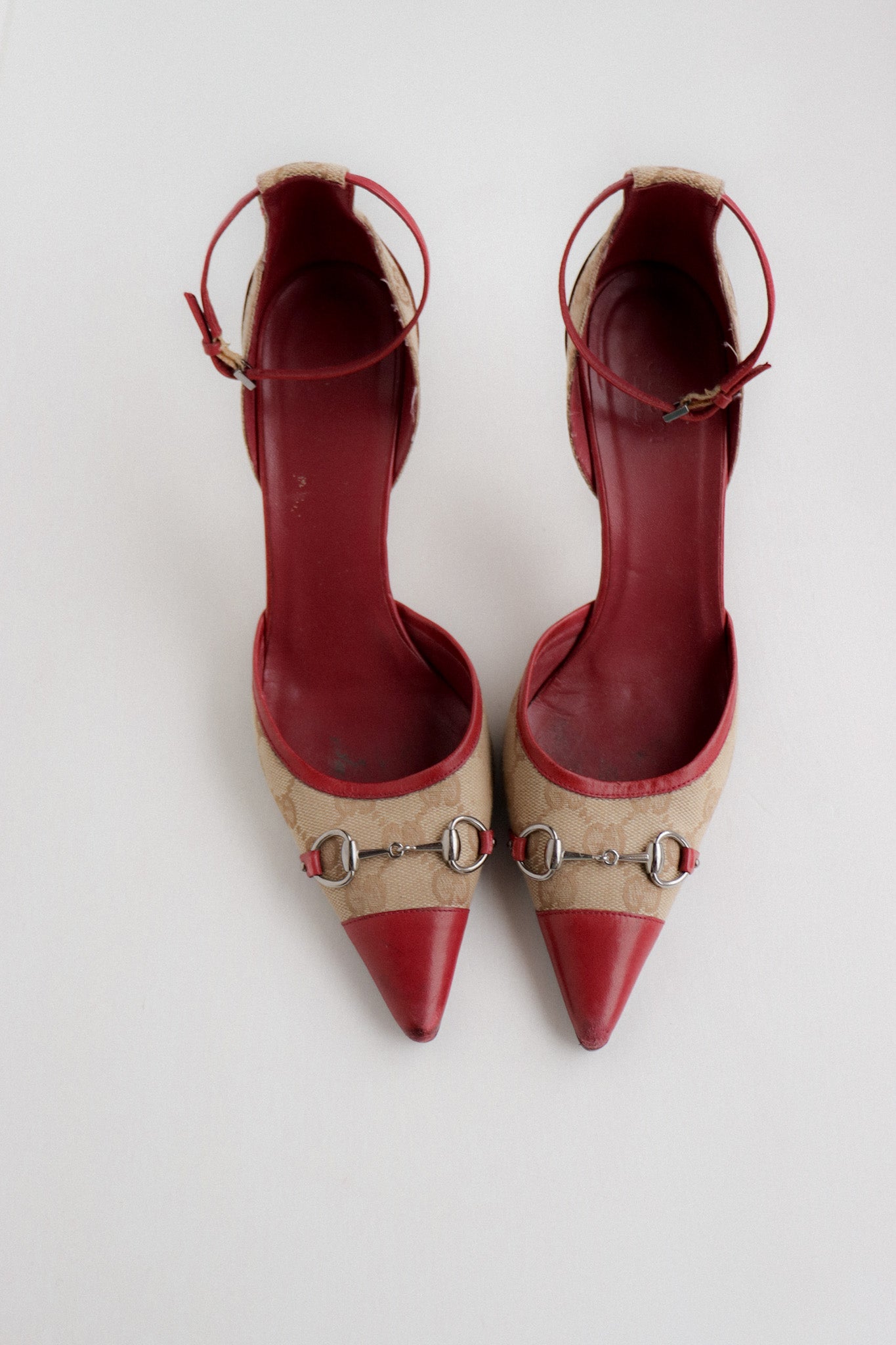 Vintage Gucci Horsebit Heels 38.5