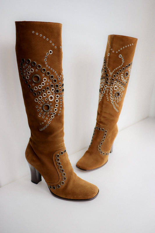 Vintage Dolce&Gabbana Butterfly Boots 38