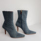 Vintage Gucci Denim Ankle Boots 38
