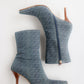 Vintage Gucci Denim Ankle Boots 38