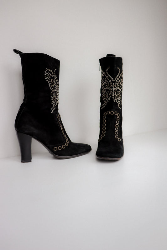 Vintage Dolce&Gabbana Butterfly Boots 39