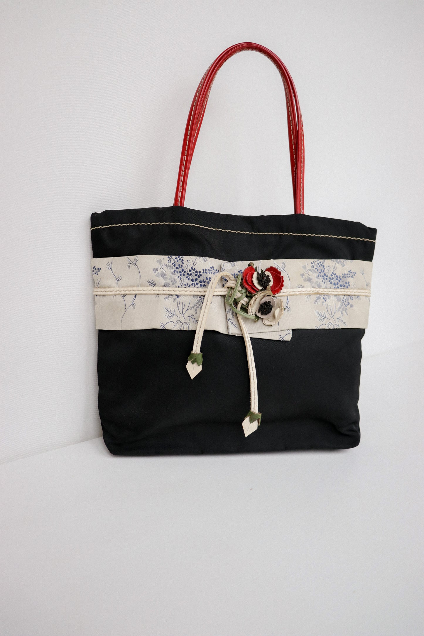 Vintage Prada Kimono Poppy Bag