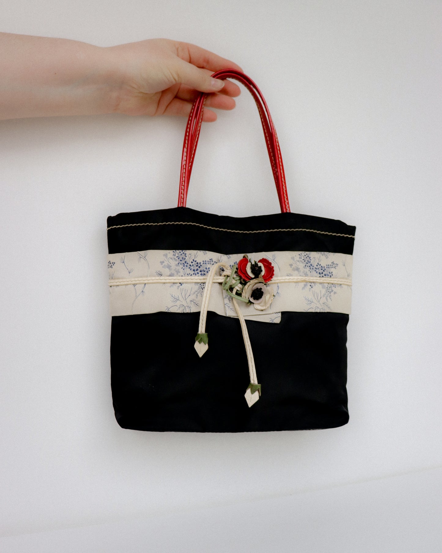 Vintage Prada Kimono Poppy Bag