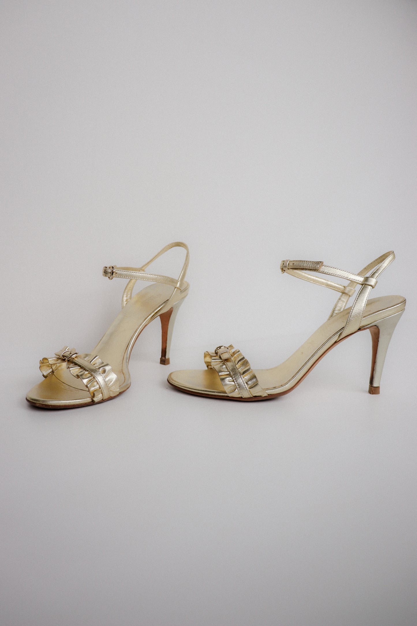 Vintage Gucci Buckle High Heels 38