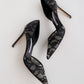 Vintage Manolo Blahnik Lace Heels 38