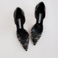 Vintage Manolo Blahnik Lace Heels 38