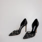 Vintage Manolo Blahnik Lace Heels 38