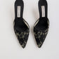 Vintage Manolo Blahnik Lace Mules 37.5