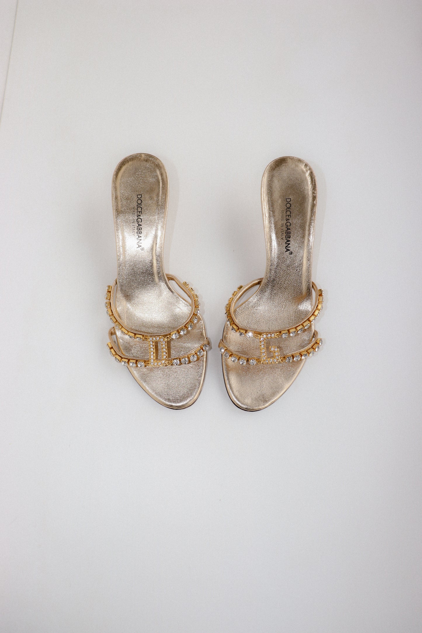 Vintage Dolce&Gabbana Sparkling Mules 37