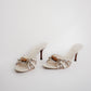 Vintage Gucci Horsebit Bamboo Mules 36.5