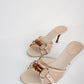 Vintage Gucci Horsebit Bamboo Mules 36.5