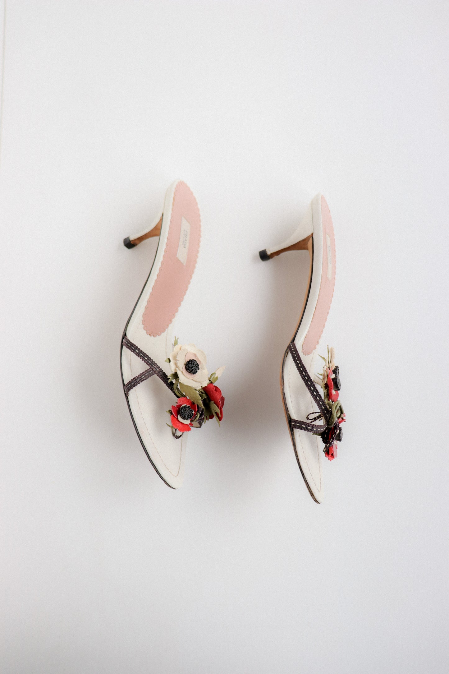 Vintage Prada Poppy Mules 36