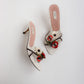 Vintage Prada Poppy Mules 36