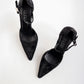 Vintage Gucci Velvet Heels Fall 1997 - 36